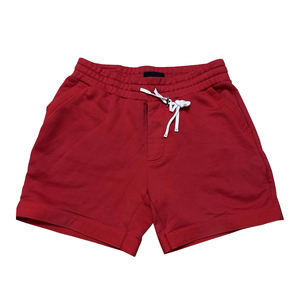 Cotton Fleece Men's Mid Shorts 240g Solid Front-Quick Dry Breathable Eco-Friendly Drawstring Embroidery Casual Private Label - Product Image 1