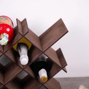 Stylish Wine Bottles Rack Modern Tabletop Rack For Kitchen Countertop Side <b>Table</b> Home Bar And Party Event Display From India - Product Image 4