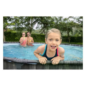 Piscina Redonda Portátil Elevada Steel PRO 0945795 con Bomba de Filtro para 3-4 Adultos, Natación al Aire Libre - Product Image 6