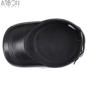 Nouveauté, casquettes en cuir de haute qualité, OEM ODM, cuir véritable, tendance, avec logo personnalisé, imperméables, prix de gros - Product Image 3