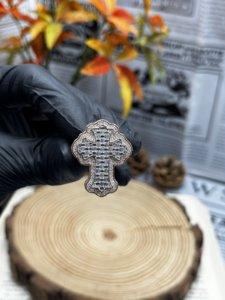 925 Sterling Silver Cross <b>Ring</b> Iced Out Moissanite Diamond Religious Charm Hip Hop <b>Statement</b> <b>Ring</b> Unisex Gift Jewelry - Product Image 3