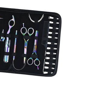 Kit Profesional de Herramientas para Extensiones de Cabello para Estilistas: Alicates de Microperlas, Herramienta de Enhebrado de Bucles, Tijeras de Entresacar, Pinzas de Seccionamiento - Product Image 3