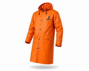 Custom Long Hooded Waterproof <b>Raincoat</b> PU PVC Windproof Outdoor Fishing Hiking Workwear Unisex OEM ODM Custom Logo LANEX IMPEX - Product Image 1