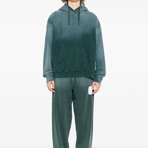 Sweat à capuche délavé et vieilli pour homme, coupe ample, style décontracté, idéal pour le quotidien - Product Image 3