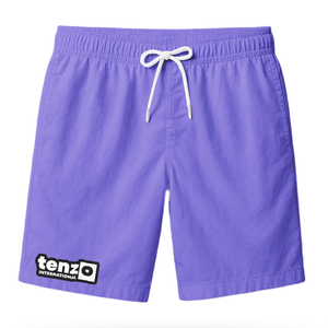 Pantalones Cortos Casuales para Hombre, de Lona, Color Sólido, con Logotipo Personalizado, para Gimnasio, Playa, Secado Rápido, Elásticos, a la Moda - Product Image 3