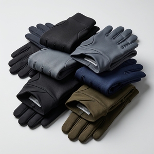 Gants de course TESSUTO gris personnalisés à doigts complets, en nylon, tactiques, utilitaires, pour la conduite, avec sangle de poignet réglable, respirants - Product Image 6