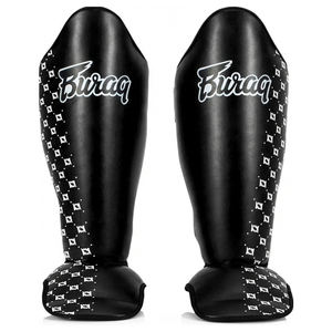 Protections de tibia en cuir et PU pour l'entraînement de Muay Thai, MMA et boxe - Product Image 1