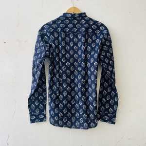เสื้อเชิ้ตแขนยาวผ้าฝ้ายพิมพ์ลายดอกไม้สำหรับผู้หญิง ปกคอปกแบบพับได้ สไตล์ลำลองสำหรับงานปาร์ตี้ ติดกระดุม ผ้าป๊อปลินทอ ระบายอากาศได้ดี เหมาะสำหรับใส่ในฤดูร้อน - Product Image 3