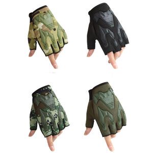 Guantes de Ciclismo de Invierno Transpirables con Medio Dedo y Pantalla Táctil, Impermeables para Senderismo al Aire Libre, Cálidos con Cierre de Gancho y Bucle - Product Image 3