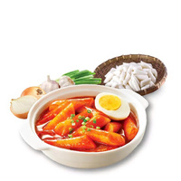 Korean Rice Cake 350g Thick Chewy Tokpokki Rice Cake Authentic Korean Style Instant Asian Street Food Ready to Cook O’Food
