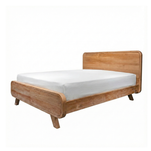 King <b>Bed</b> <b>Frame</b> Solid Teak Wood for Hotel Villa Restaurant Resort Custom Wholesale - Product Image 2