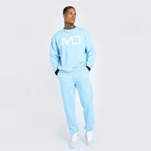 Ensembles de survêtements d'hiver pour hommes, personnalisés, de haute qualité, en gros, avec fermeture éclair, respirants, en coton/polyester - Product Image 1