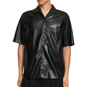 New OEM Service High Quality Men Leather <b>Shirts</b> 2026 Genuine Leather <b>Shirt</b> Men Casual Wear <b>Shirts</b> - Product Image 6