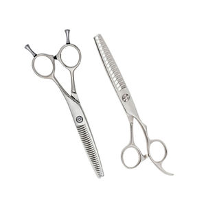 Ciseaux de coiffure professionnels en acier inoxydable 440C pour gauchers, outils de coupe et de texturisation des cheveux - Product Image 4