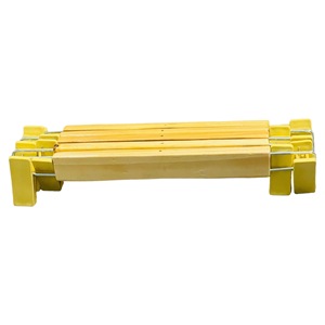 Wholesale Cheap Durable Eco-Friendly Wooden Hangers Stainless Steel Clips Multifunction Non-Slip Single Living Room Bathroom - Product Image 5