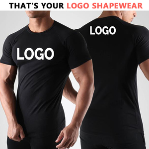 T-shirt de sport pour homme à manches courtes, séchage rapide, 100 % coton, haut d'entraînement athlétique en tissu toile, impression numérique, respirant - Product Image 3