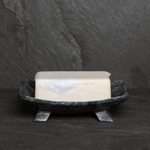 Porte-savon en marbre noir et blanc, fait main, plateau en pierre pour salle de bain, évier, décoration de cuisine, style moderne - Product Image 4