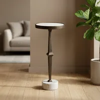 Table basse moderne de luxe blanche pour salon, avec plateau en verre et marbre, support en métal, ensemble de tables basses