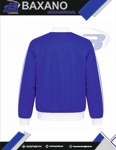 Zeta Phi Beta Sorority Finer Women Varsity <b>Jacket</b> Blue & <b>White</b> Color Block Zipper Front ZPB Logo Women's Baseball <b>Jacket</b> - Product Image 6