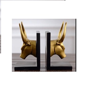 Trending Golden Metal Iron Wire Bookends for Shelves Heavy Duty Bookends for Shelves Heavy <b>Books</b> <b>Library</b> School Gift - Product Image 2