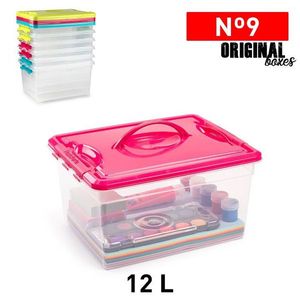 Scatole Originali in Plastica da 12L con Coperchio per Organizzatori di Trucchi - Product Image 1