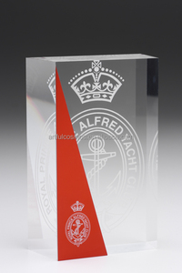 Élevez votre cérémonie de reconnaissance avec un trophée acrylique personnalisé gravé au laser Célébrez les réalisations Moments chéris - Product Image 2