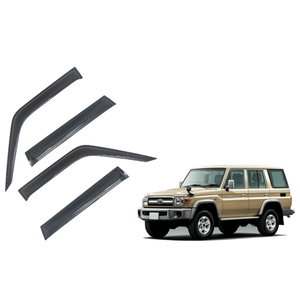 Deflectores de ventana para Toyota Land Cruiser LC76 2022+, protectores contra la lluvia, viseras para ventanas - Product Image 1