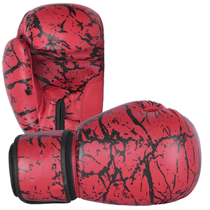 Gants de boxe professionnels en cuir de vachette véritable, couleur blanche, pour entraînement et combat, à lacets, avec logo personnalisé - Product Image 2