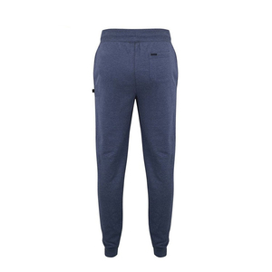 2026 Wholesale Customized Casual Slim Solid Color Lightweight Elasticated Waist Wide Leg Canvas High Street <b>Trousers</b> Men - Product Image 2