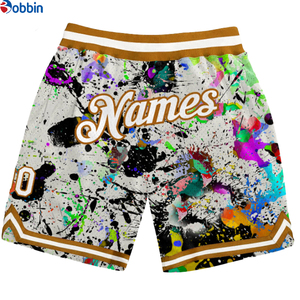 Pantalones Cortos de Playa para Hombre, Transpirables, con Estampado de Serigrafía, de Tela de Lona de Poliéster, Estilo Urbano, con Cierre de Cordón, de Secado Rápido - Product Image 3