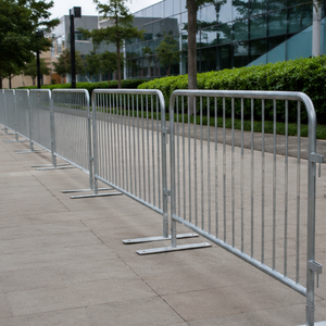 Barrera de Control de Multitudes de Acero de Alta Resistencia TitanGuard, Barricada de Seguridad Portátil, Panel de Valla para Filas de Eventos, Escudo Urbano Galvanizado - Product Image 1