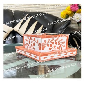Black White Marble Incense Holder Decorative Incense Case Floral Inlaid Aromatherapy <b>Diffuser</b> Cover for Home Decor - Product Image 6