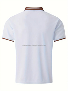 Camiseta de manga corta de gofres para hombre más vendida, logotipo personalizado, secado rápido, antiarrugas, longitud larga para verano, precio al por mayor - Product Image 2