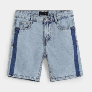 Short en jean pour homme en gros, 100% coton, délavé moyen, coupe droite, style décontracté streetwear, pour les vacances, personnalisable OEM, pour adulte - Product Image 3