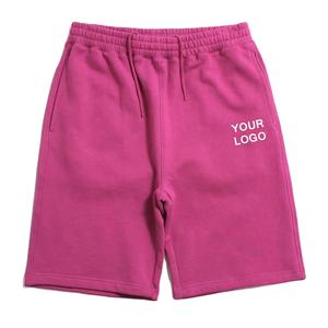 Shorts Deportivos Casuales para Hombre, 100% Algodón, Color Sólido, con Logotipo Personalizado, Secado Rápido y Transpirables, Venta al Por Mayor - Product Image 2