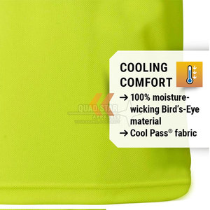 Ropa de trabajo para exteriores, camisetas de seguridad transpirables para hombre, MOQ bajo, nuevo diseño, camisetas de trabajo. - Product Image 5