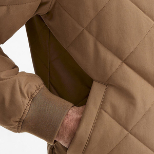 Blouson bomber matelassé unisexe, col montant, fermeture éclair, vêtement d'hiver décontracté, respirant, imperméable, écologique - Product Image 6
