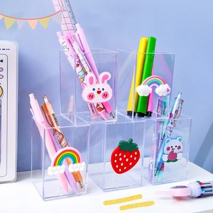2025 Modern Stylish <b>Acrylic</b> Pen Organizer Stand with UV Printing: Chic Display Solution for Pens and Pencils in Home, Office - Product Image 4