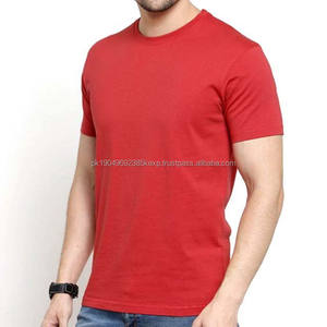 Camisetas de Diseño de Lujo, Nuevo Estilo Casual, OEM Personalizado, Ropa para Hombre, Manga Corta, Color Rojo - Product Image 1