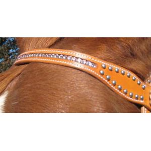 Pink <b>Swarovski</b> Crystal Inlaid Leather Western Horse Tack Set Headstall Breast Collar Premium Studded Equestrian Gear - Product Image 3
