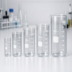 MAYALAB Juego de Cristalería de Laboratorio de Vidrio Borosilicato de 250 ml para Tubos, Vasos, Frascos y Soporte para Experimentos Químicos y Enseñanza - Product Image 2