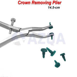 คีมถอดครอบฟันสแตนเลสแบบขายส่ง สำหรับถอดครอบฟันชั่วคราวและสะพานฟัน เครื่องมือผ่าตัดทางทันตกรรม - Product Image 3