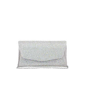 AB Silver Bridal <b>Evening</b> <b>Bag</b> Clutch P24323 - Product Image 3