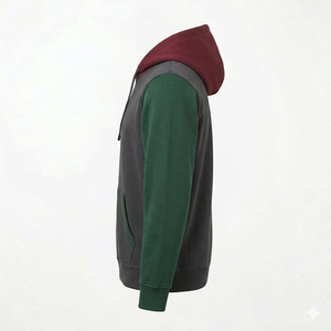 Sweat-shirt à capuche robuste pour homme sans fermeture éclair, mélange de coton, doublure polaire chaude, confortable pour l'entraînement sportif et les voyages - Product Image 6