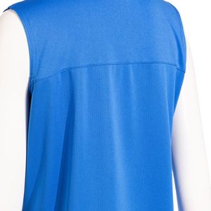 Conjunto de Uniforme de Baloncesto Azul Rey Estampado, Camiseta sin Mangas con Cuello en V y Pantalones Cortos, Ropa Deportiva Transpirable para Adultos, Personalizable - Product Image 5
