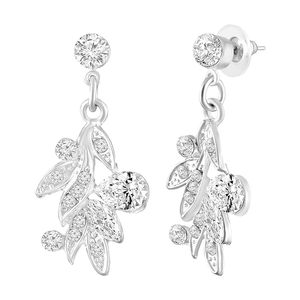 Female Temperament Elegant Luxury Bijoux Tassel Clovers Earrings Necklace Bracelet Jewelry Set for Bride Wedding <b>Gift</b> 18K Gold - Product Image 3