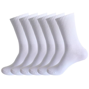 Regular Fit Crew <b>Socks</b> Smooth Knit Material Comfortable Daily Use Clothing Accessory Essential - Product Image 6