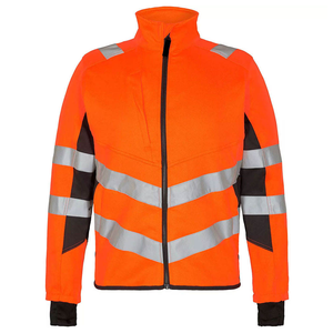 Chaqueta de Seguridad Reflectante de Alta Visibilidad, Tela de Poliéster Premium, Diseño Serigrafiado para el Mercado de EE. UU. y Europa - Product Image 4