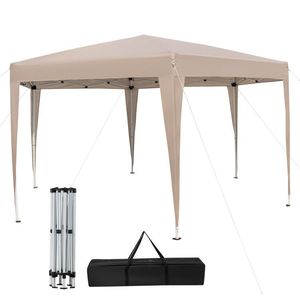 Gazebo Esagonale Pop-up 13 x 11,5 FT con Altezza Regolabile e Gambe Decorate - Product Image 2