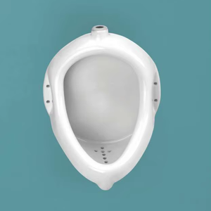 Urinoir mural à fond plat avec chasse d'eau par gravité, dimensions 225x330x330mm - Product Image 1